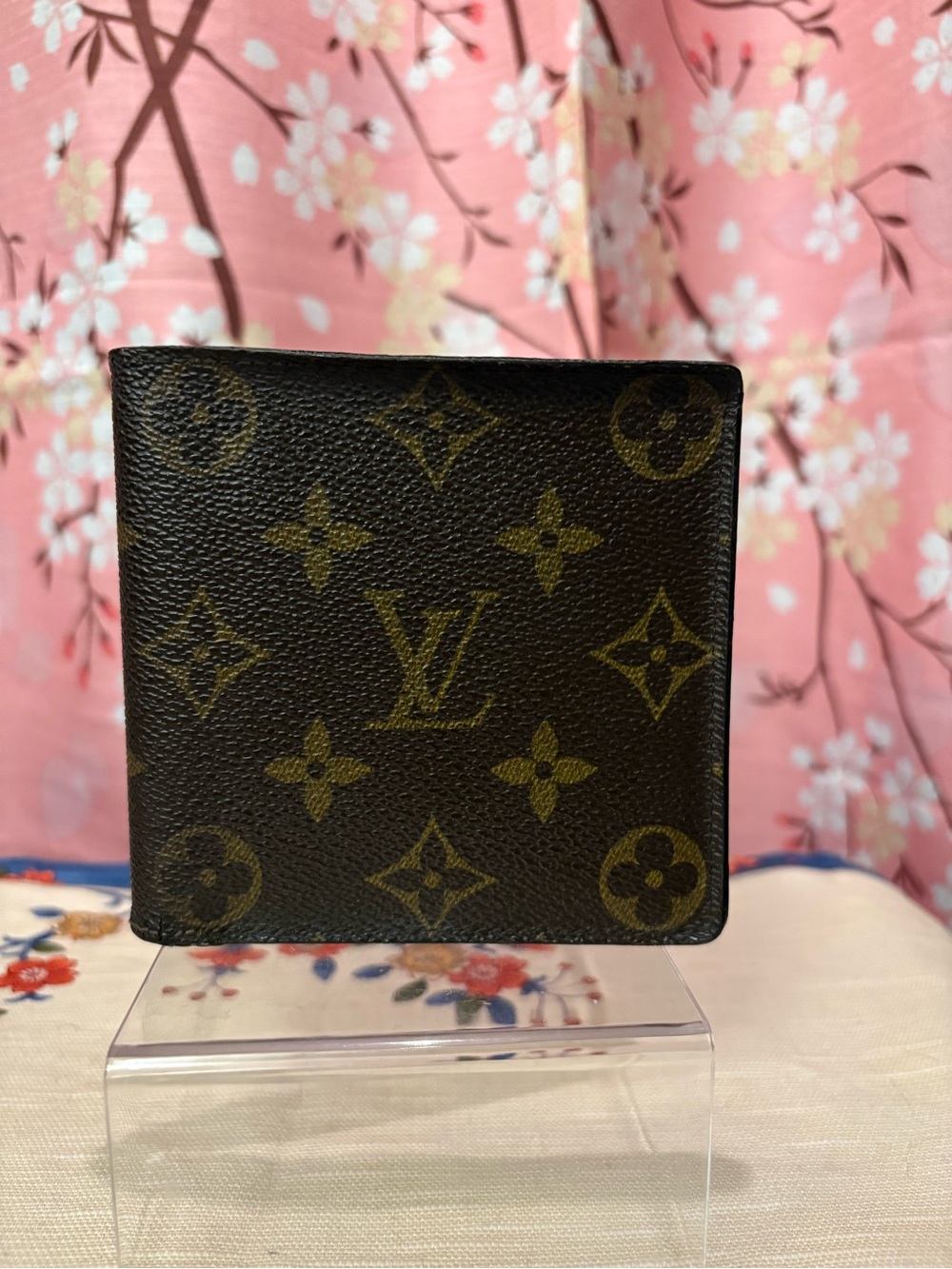 Louis Vuitton Monogram Men’s Marco Bi-Fold Wallet Authentic 1990 COA
